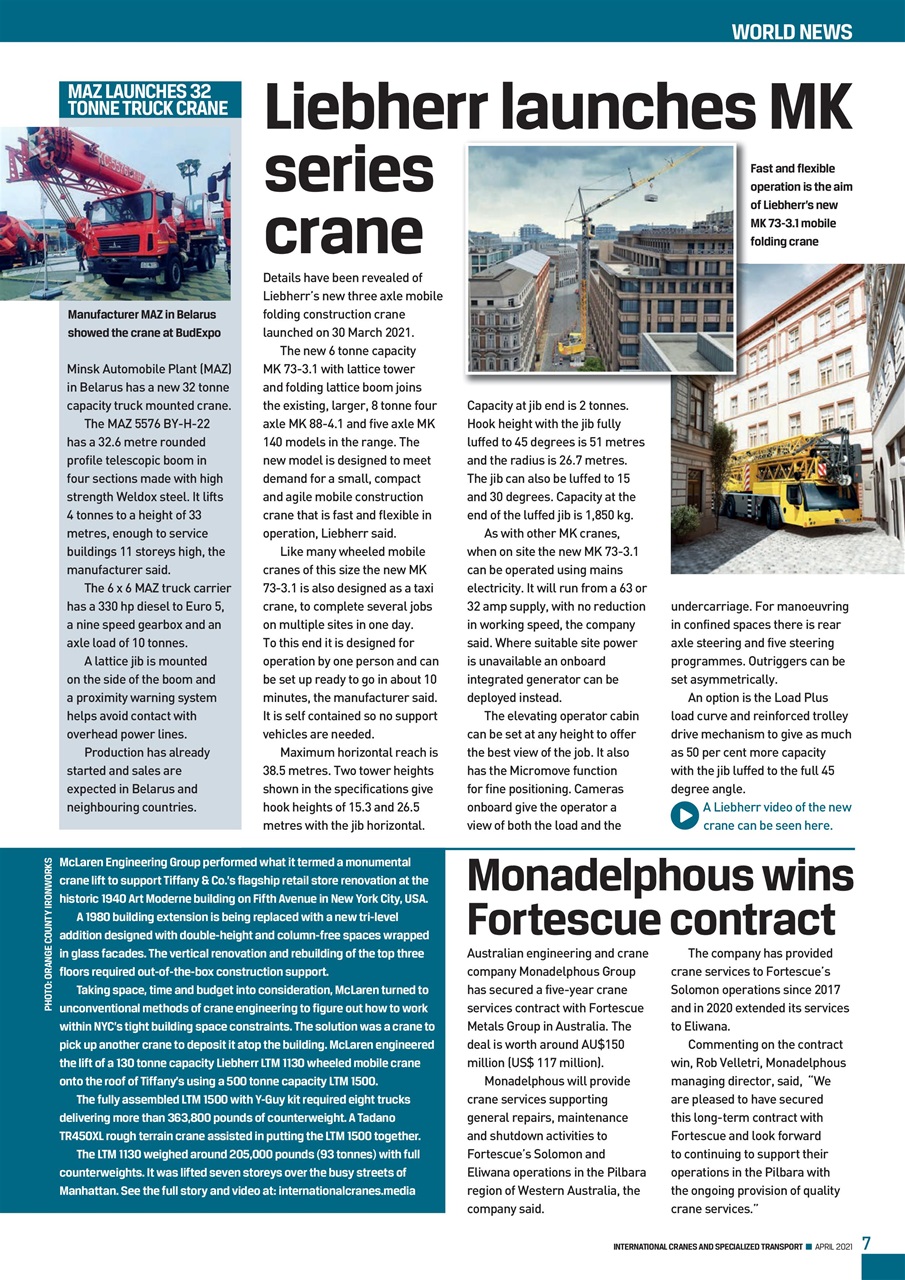 Int. Cranes and Specialized Transp Preview Pages