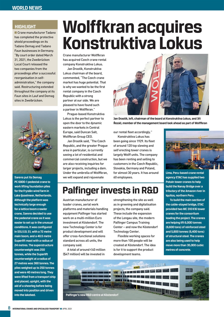 Int. Cranes and Specialized Transp Preview Pages