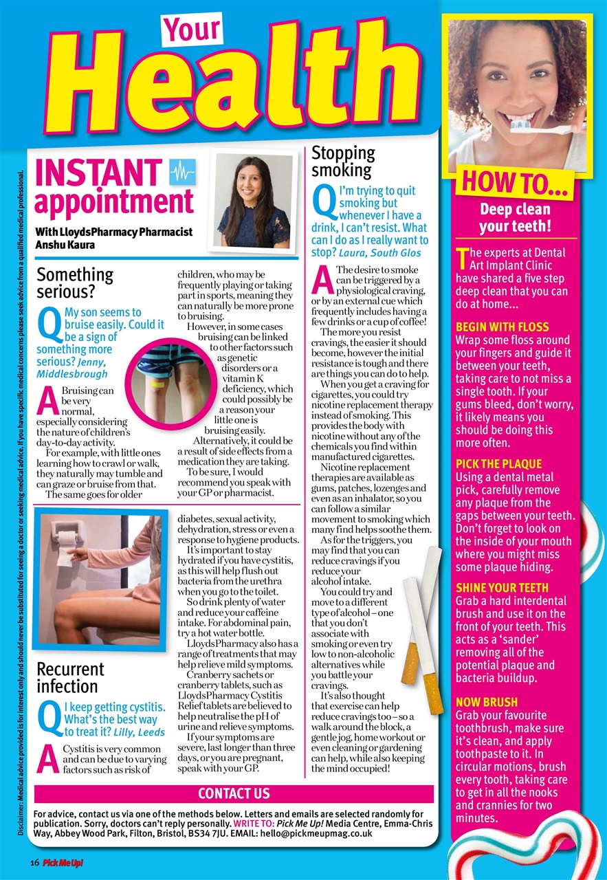 Pick Me Up Preview Pages