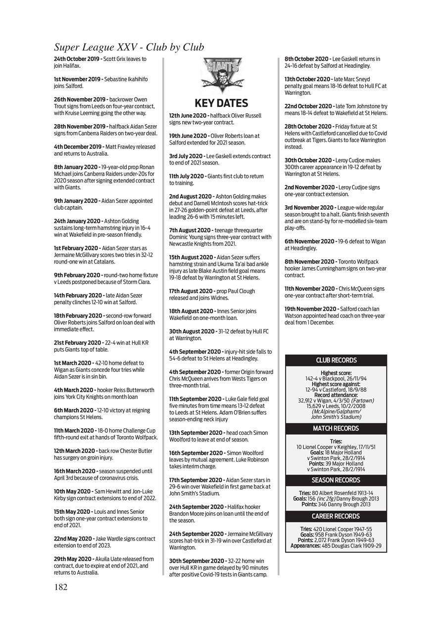 League Express Preview Pages