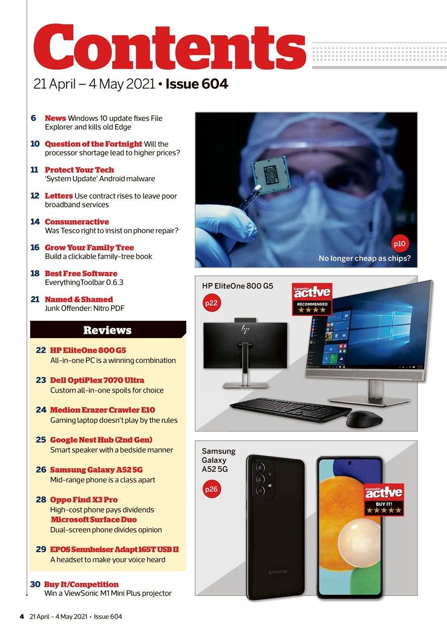 Computer Active Preview Pages