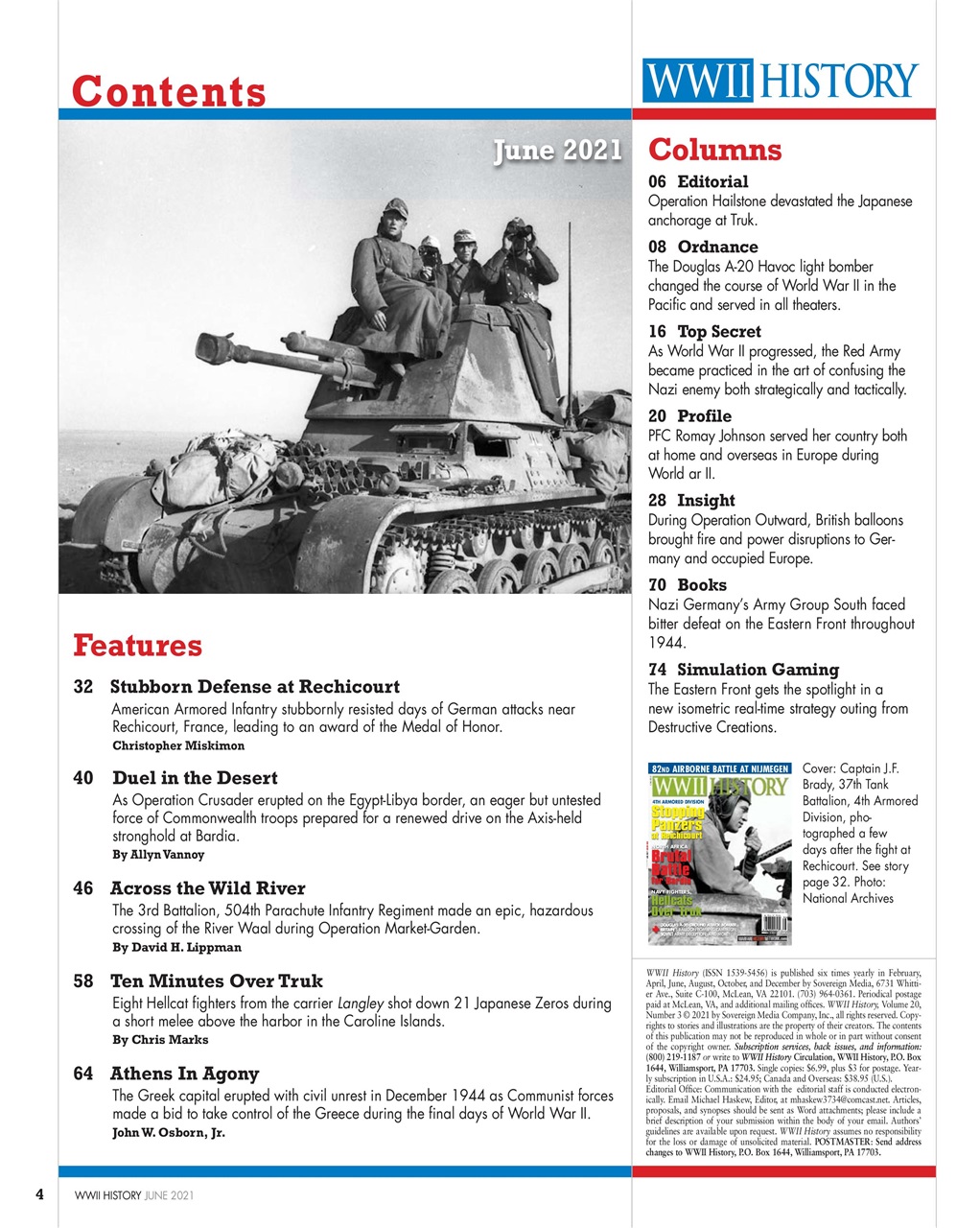 WW2 History Magazine Preview Pages