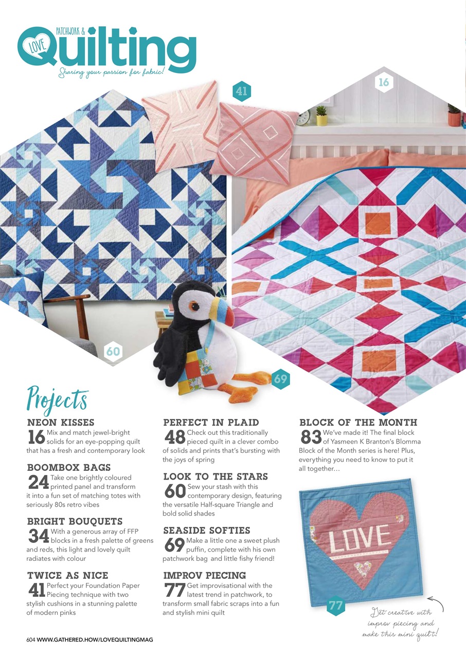 Love Patchwork & Quilting Preview Pages