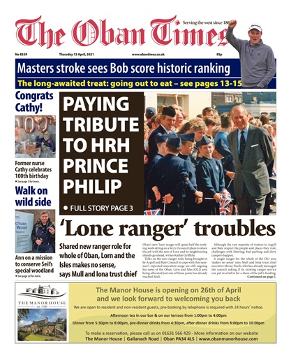 The Oban Times & Lochaber Times issue 
