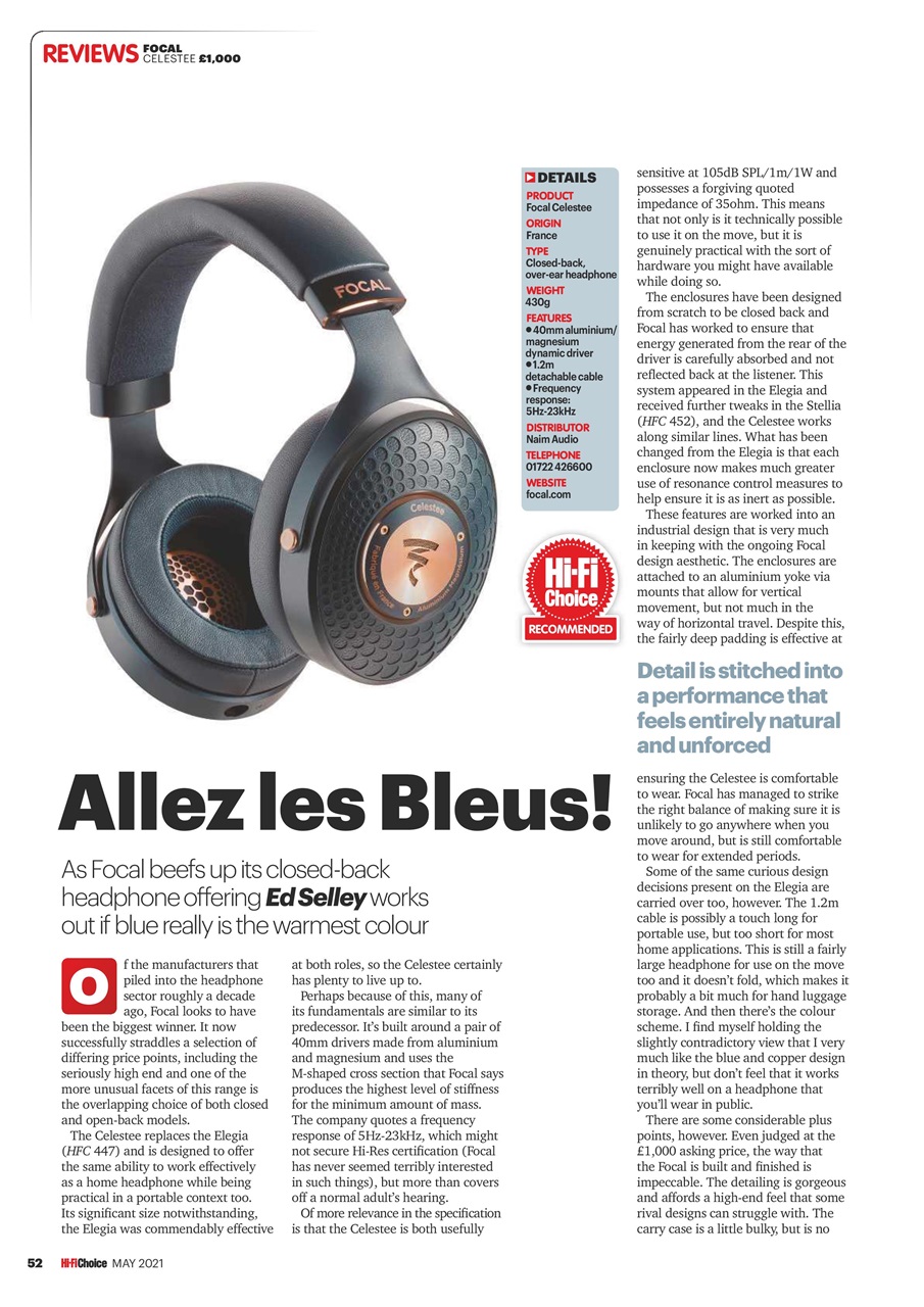 Hi-Fi Choice Preview Pages