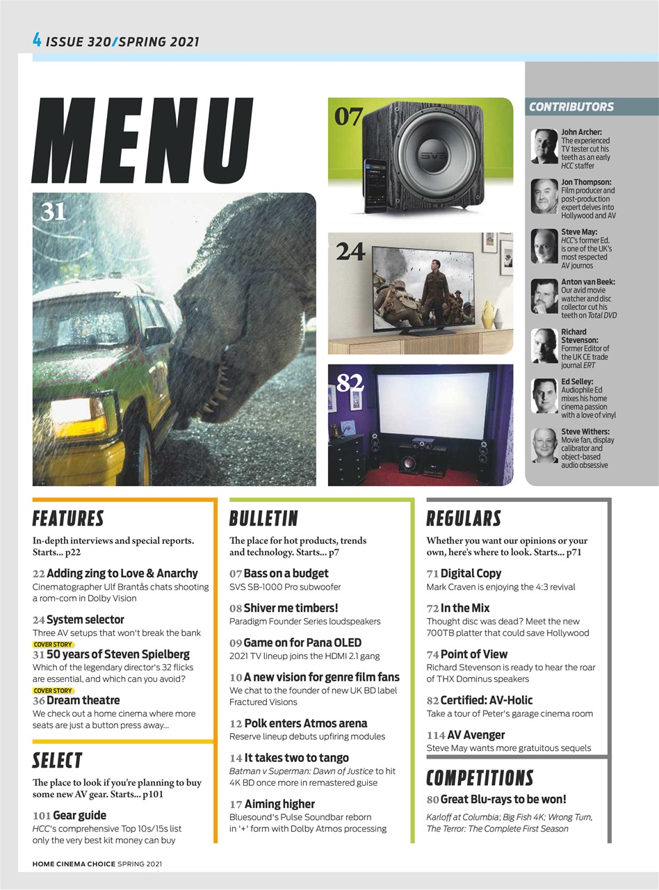 Home Cinema Choice Preview Pages