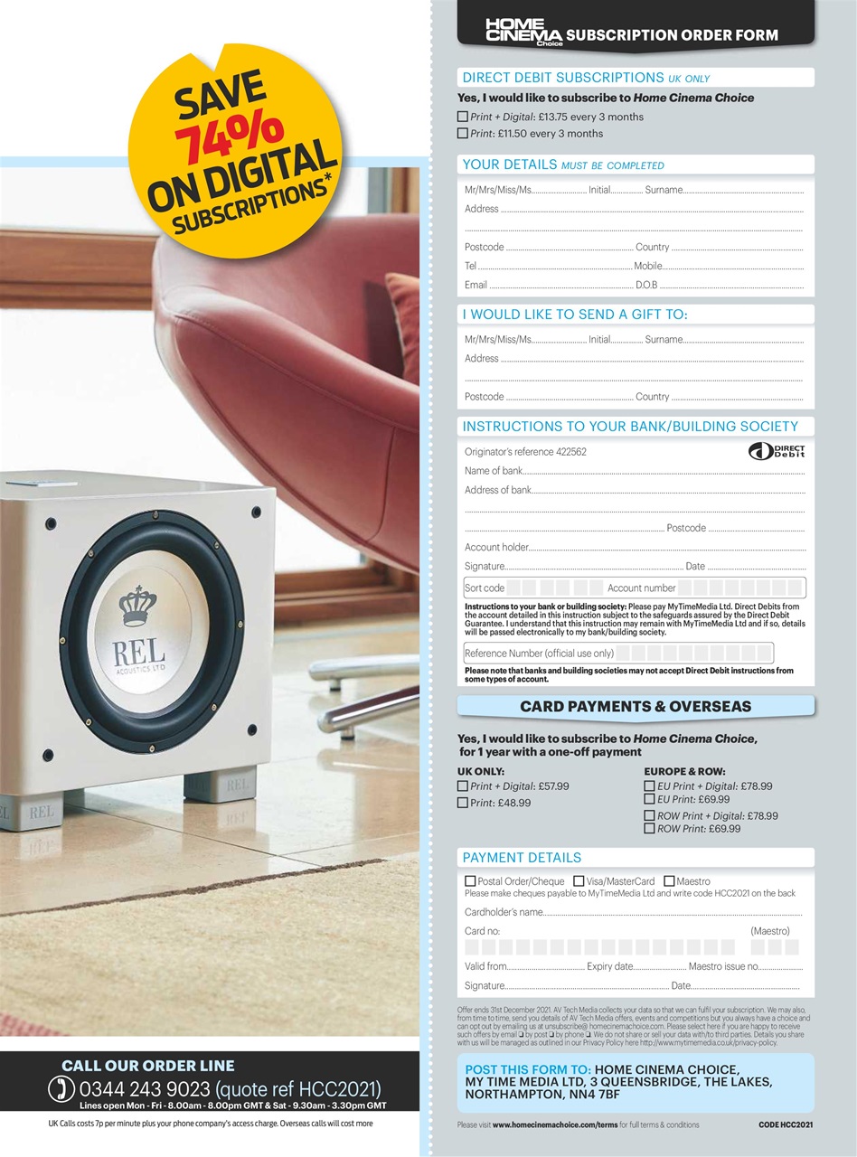 Home Cinema Choice Preview Pages
