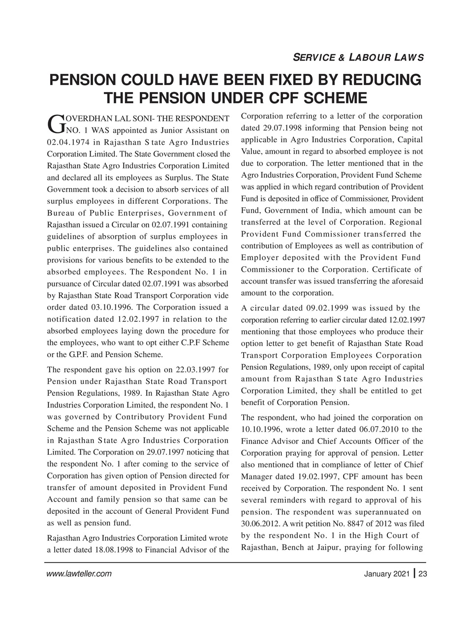 Lawteller – A Legal Awareness Magazine Preview Pages