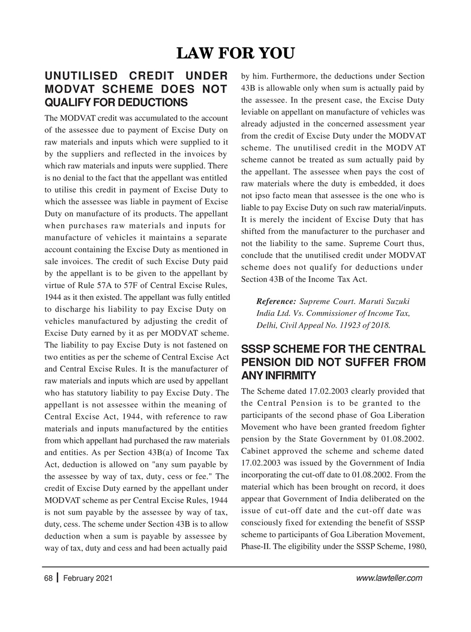 Lawteller – A Legal Awareness Magazine Preview Pages