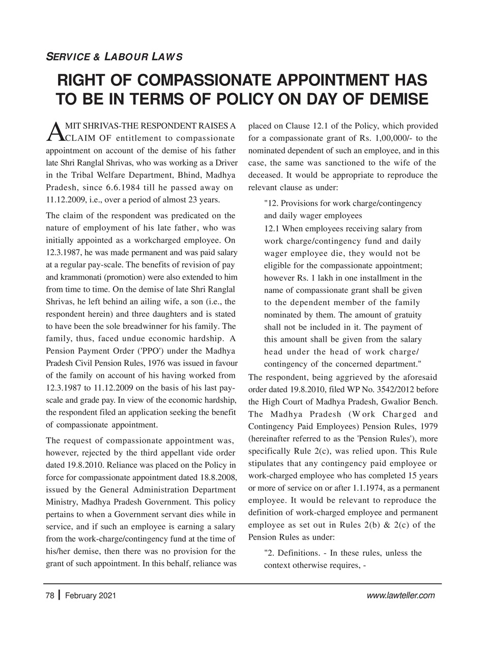 Lawteller – A Legal Awareness Magazine Preview Pages