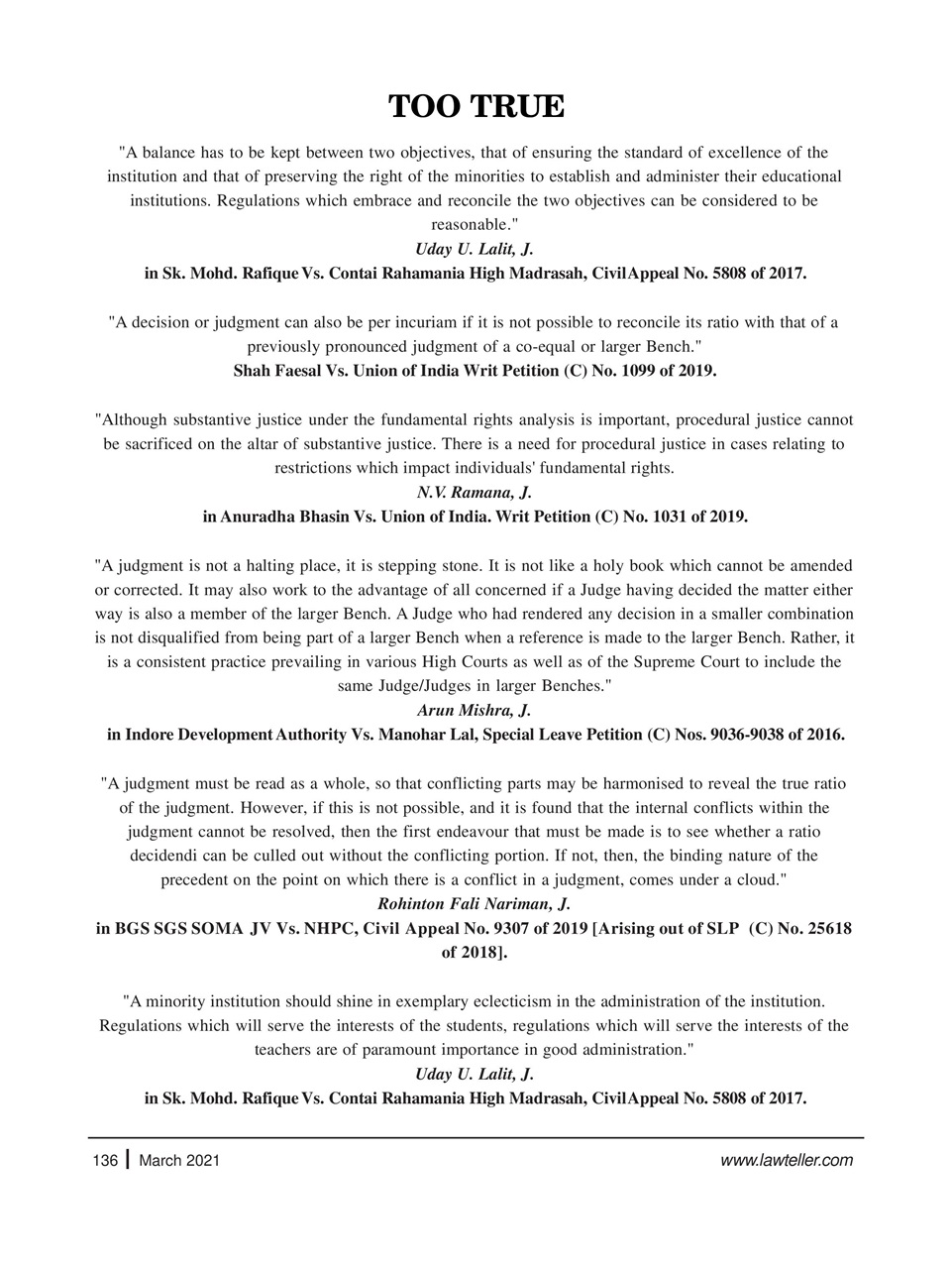 Lawteller – A Legal Awareness Magazine Preview Pages