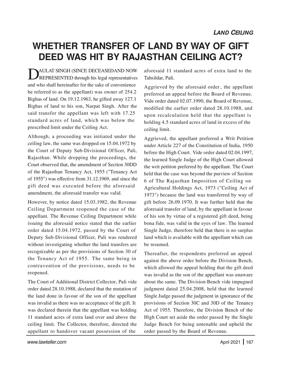 Lawteller – A Legal Awareness Magazine Preview Pages