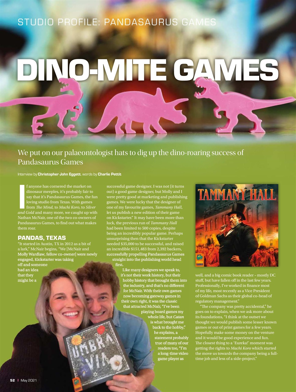 Tabletop Gaming Preview Pages