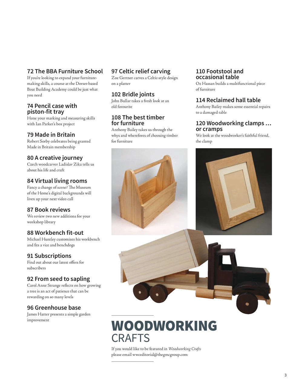 Woodworking Crafts Magazine Preview Pages