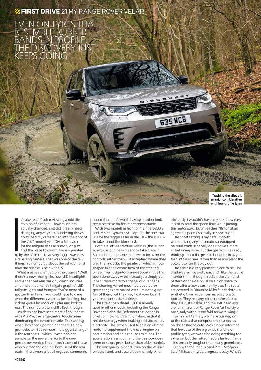 Land Rover Owner Preview Pages