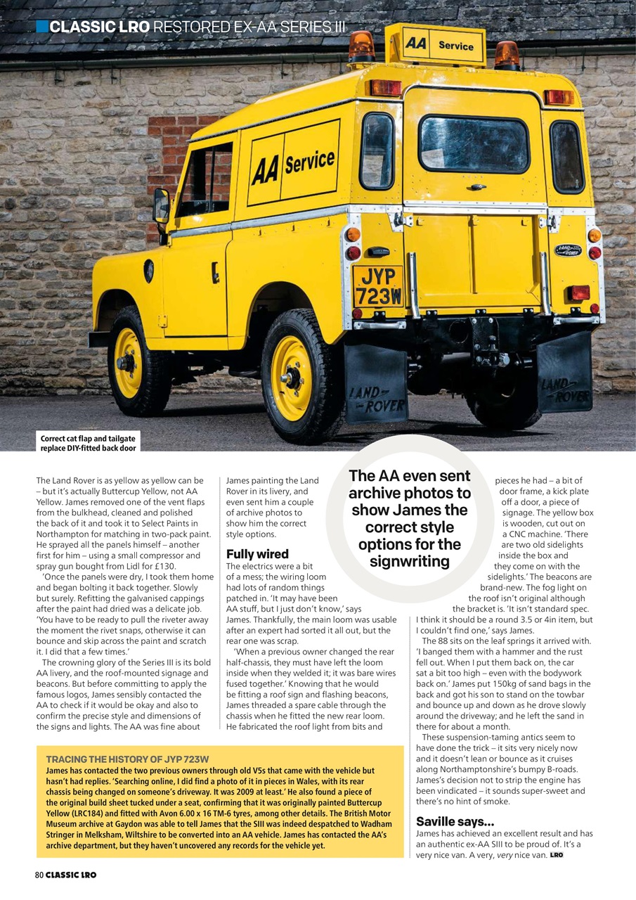 Land Rover Owner Preview Pages