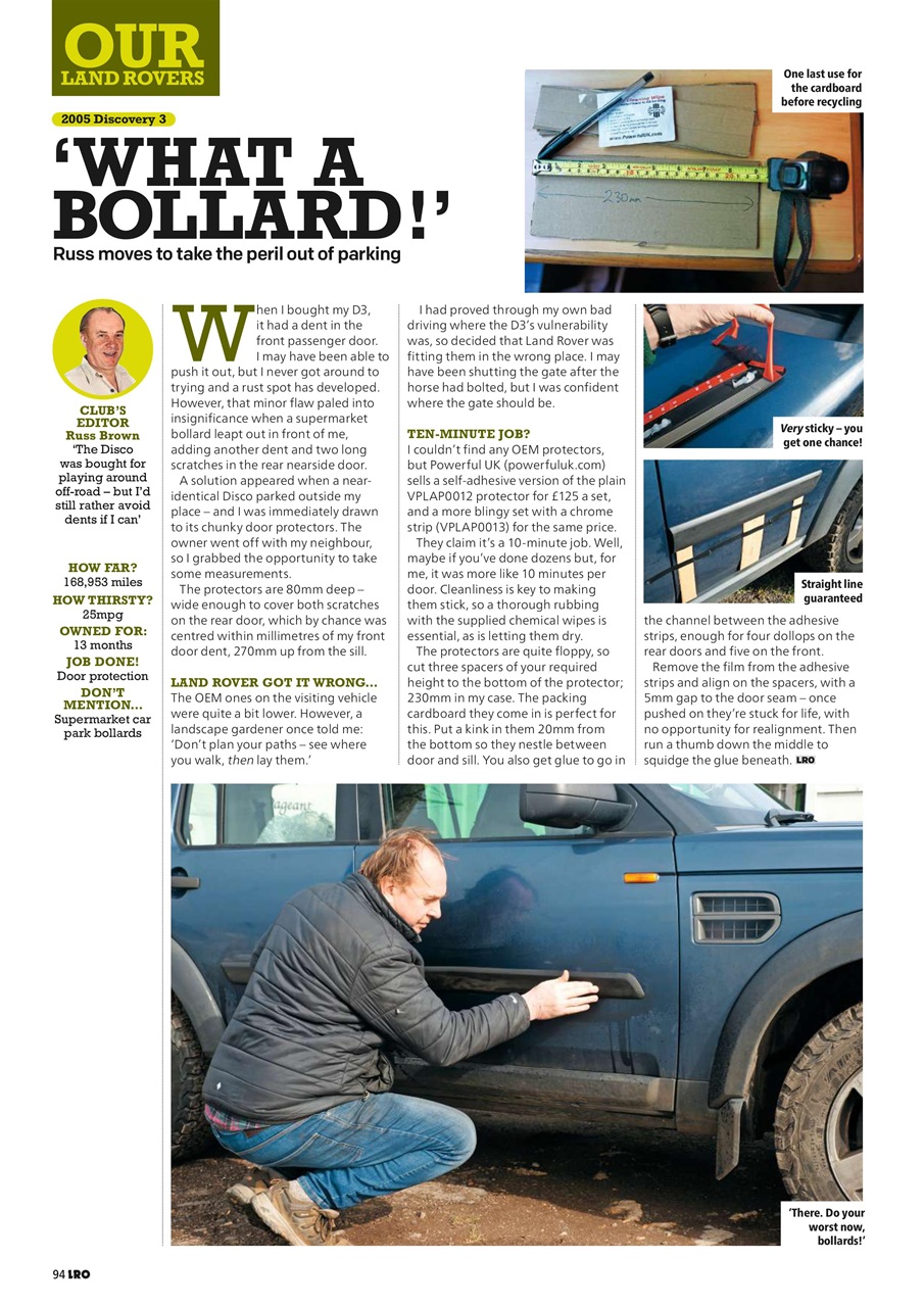 Land Rover Owner Preview Pages