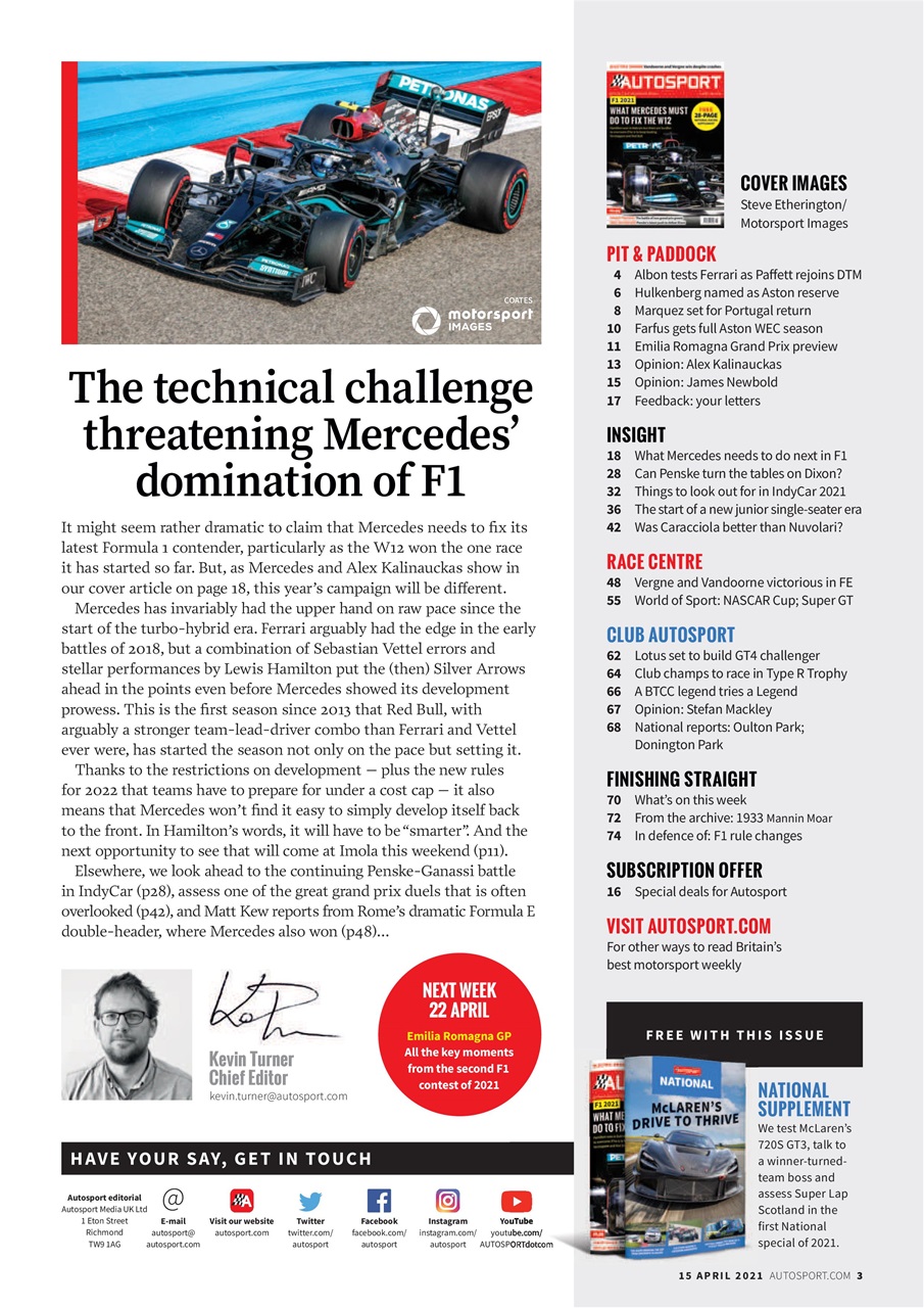 Autosport Preview Pages