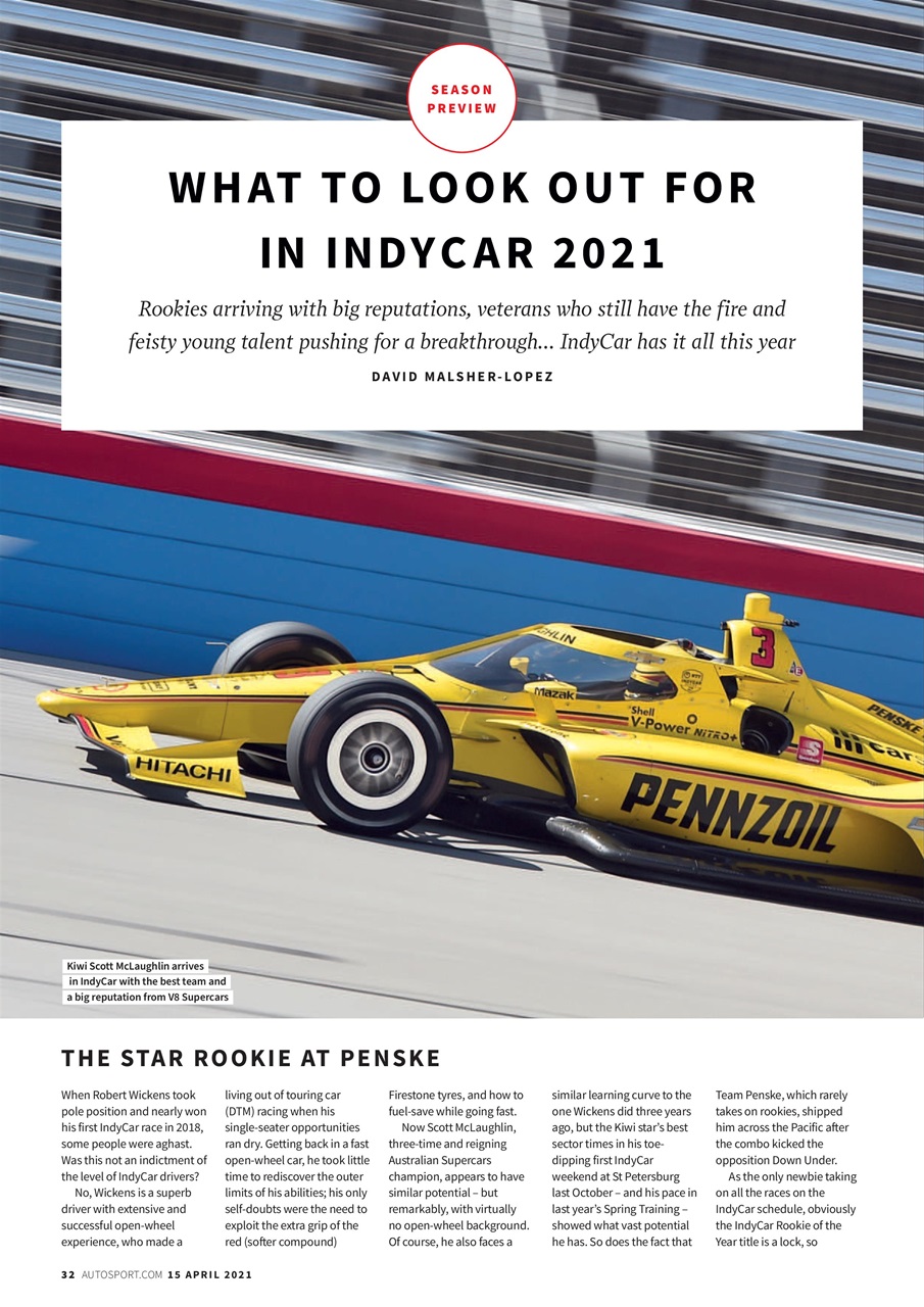 Autosport Preview Pages