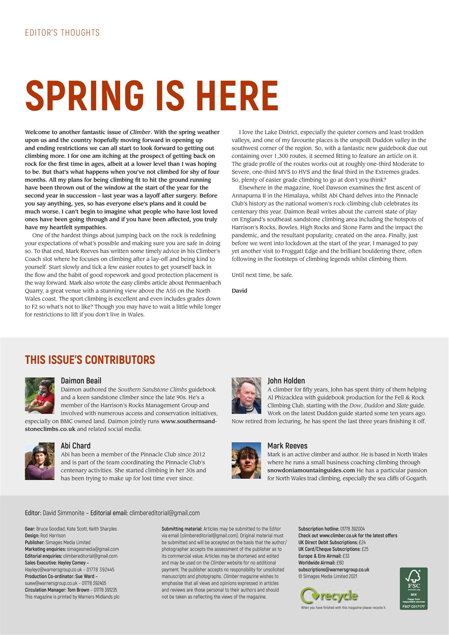 Climber Preview Pages