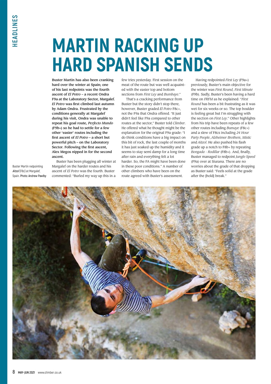 Climber Preview Pages