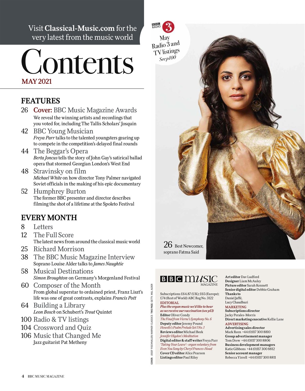 BBC Music Magazine Preview Pages