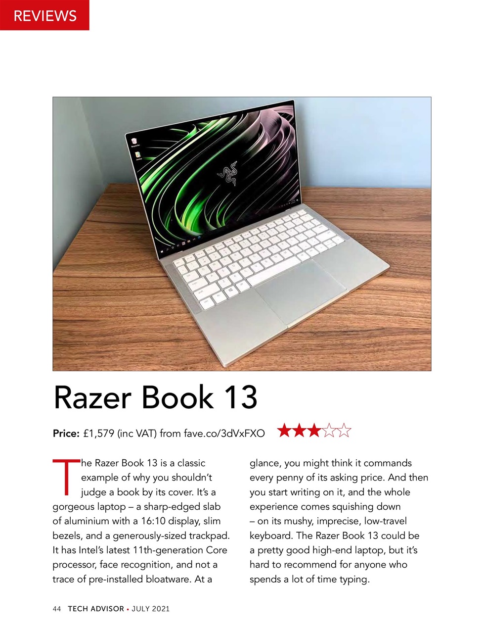 Tech Advisor Preview Pages