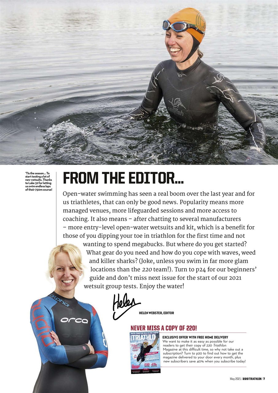 220 Triathlon Magazine Preview Pages