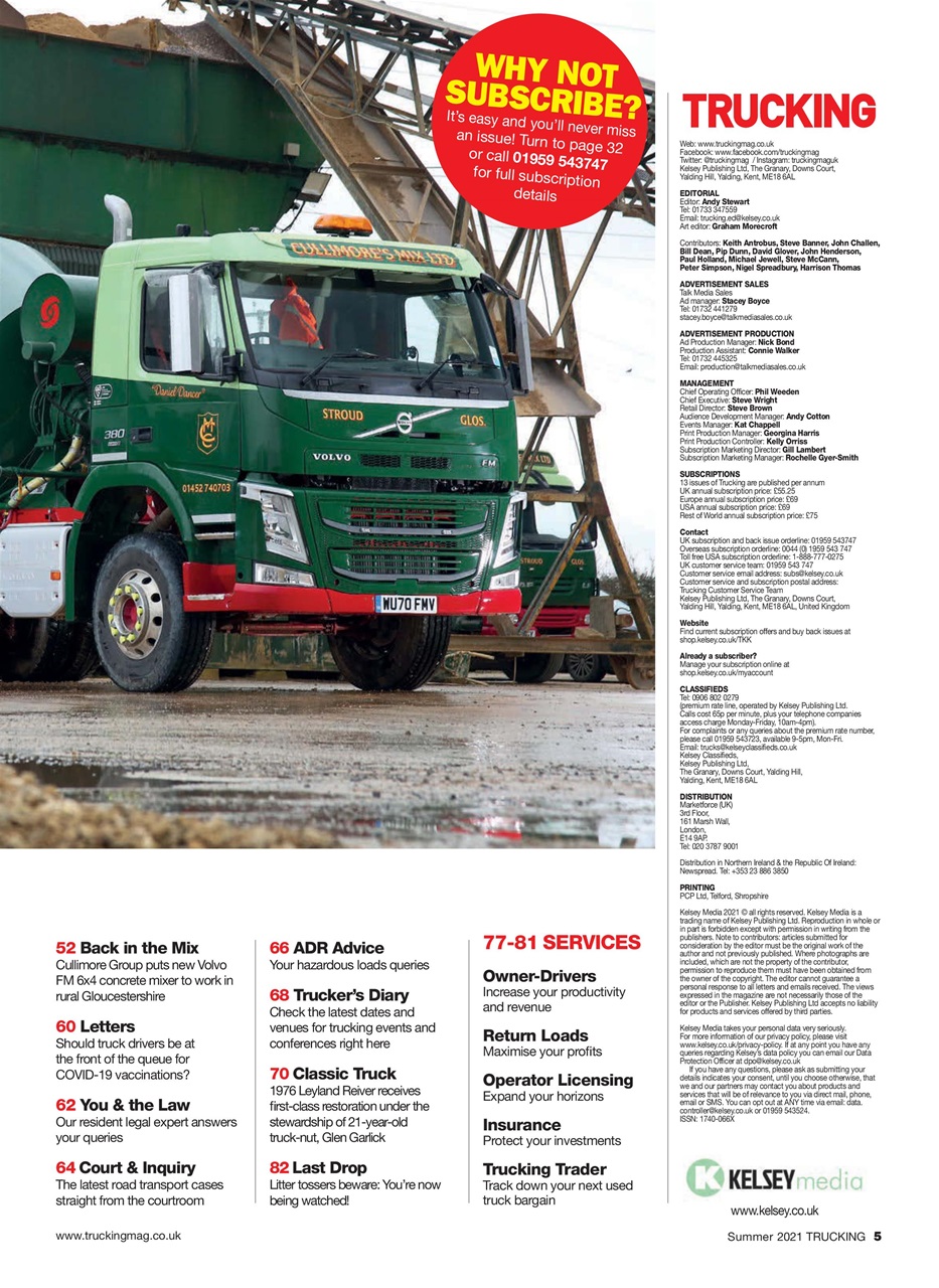 Trucking Magazine Preview Pages