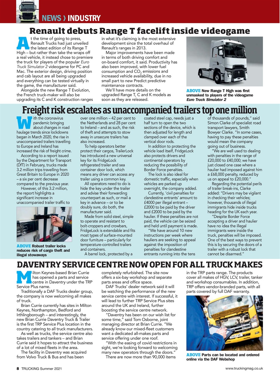 Trucking Magazine Preview Pages