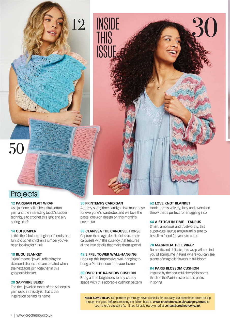 Crochet Now Magazine Preview Pages