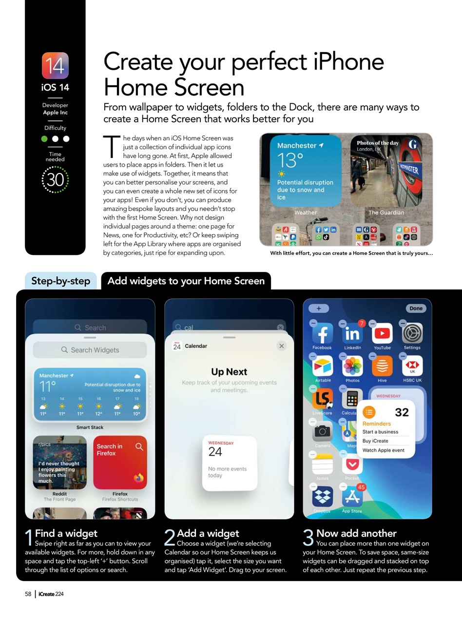 iCreate Preview Pages