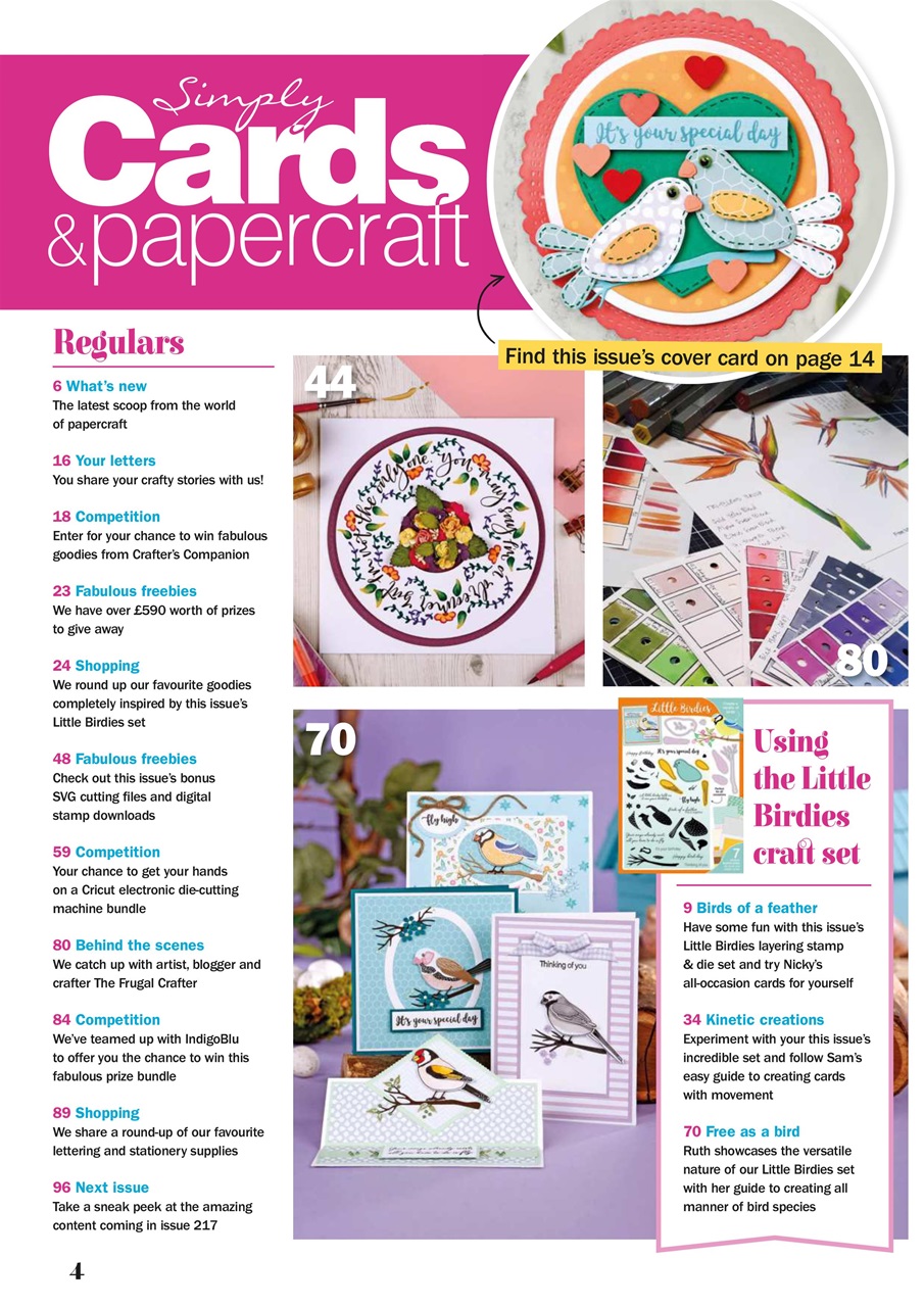 Simply Cards & Papercraft Preview Pages