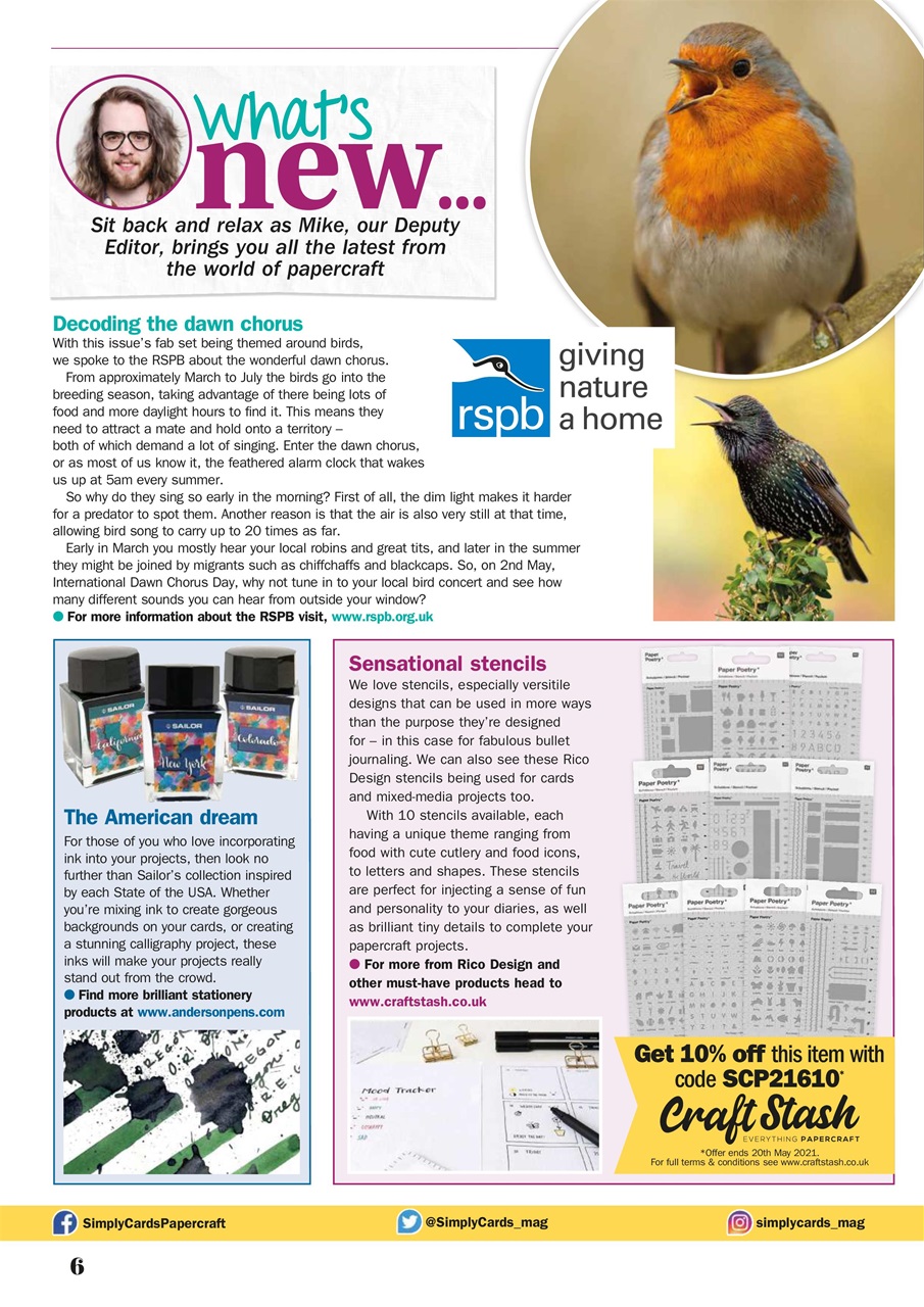 Simply Cards & Papercraft Preview Pages