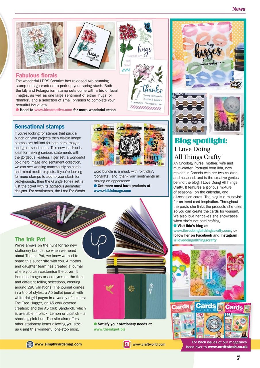 Simply Cards & Papercraft Preview Pages