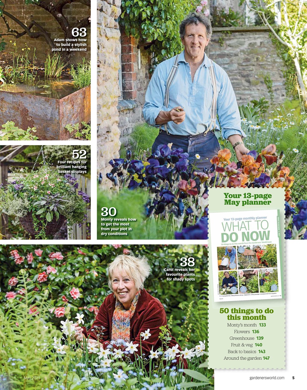 BBC Gardeners’ World Magazine Preview Pages