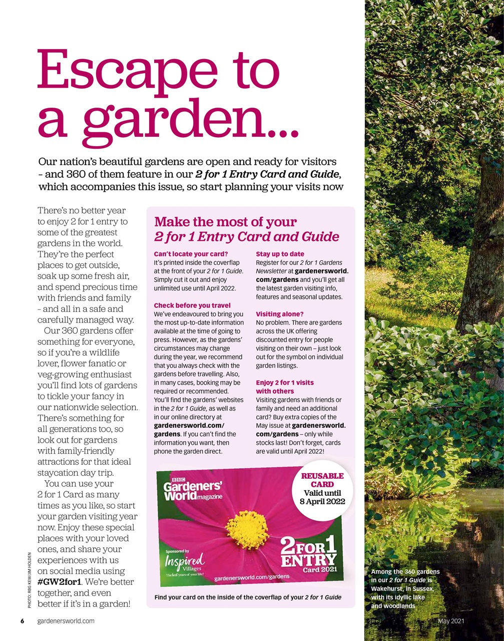 BBC Gardeners’ World Magazine Preview Pages