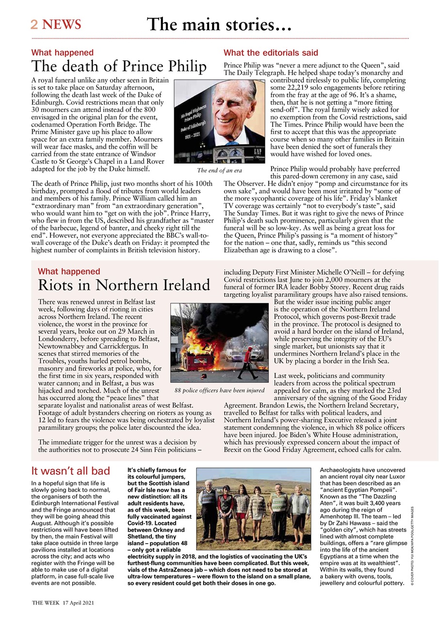 The Week Preview Pages