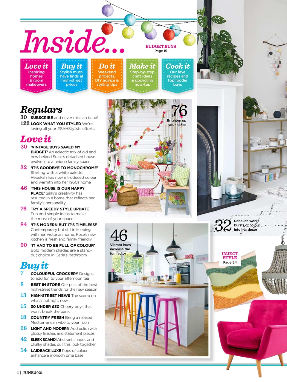 Style at Home Preview Pages
