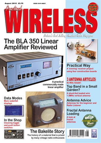 Practical Wireless issue August 2012