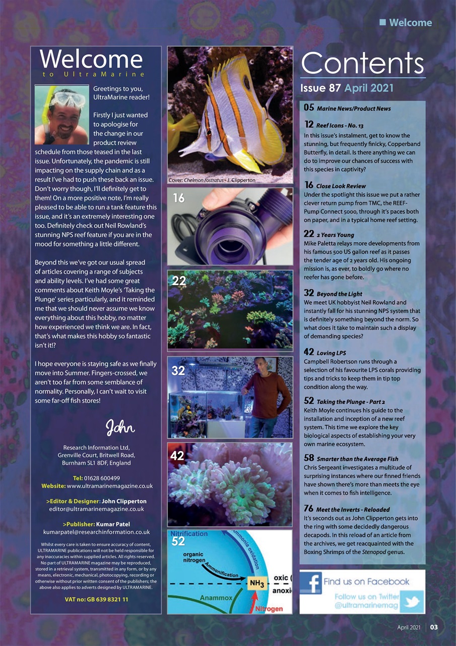 UltraMarine Magazine Preview Pages