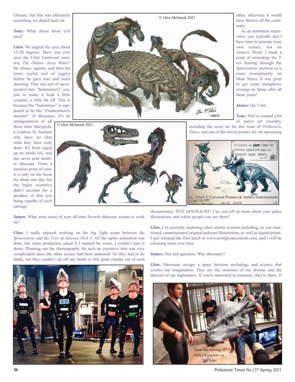 Prehistoric Times Preview Pages
