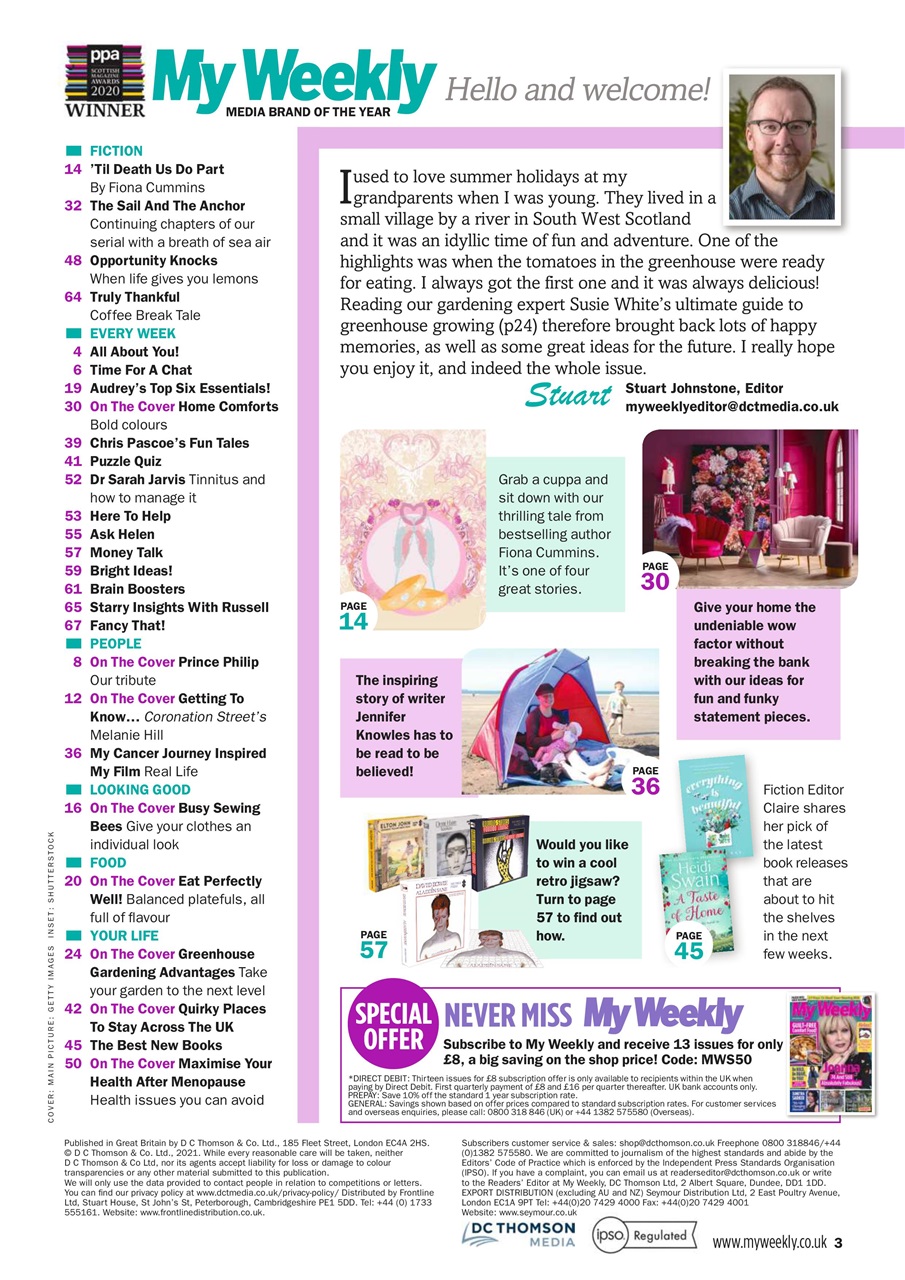 My Weekly Preview Pages