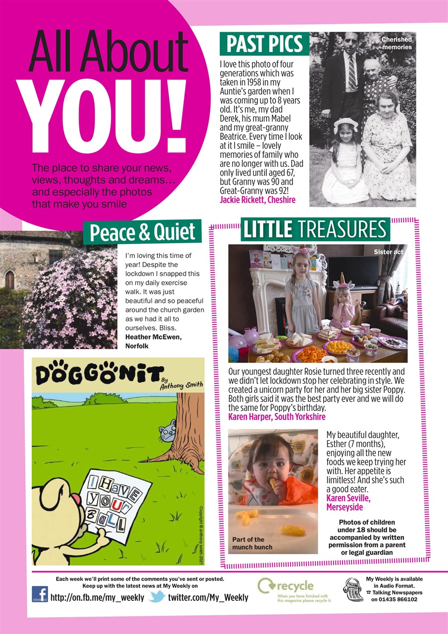 My Weekly Preview Pages