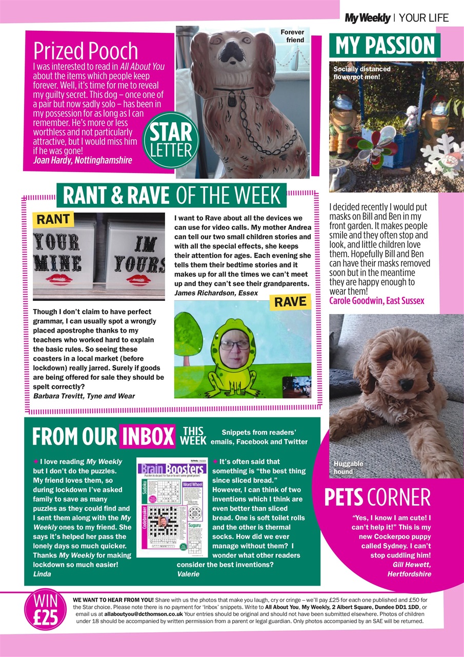 My Weekly Preview Pages