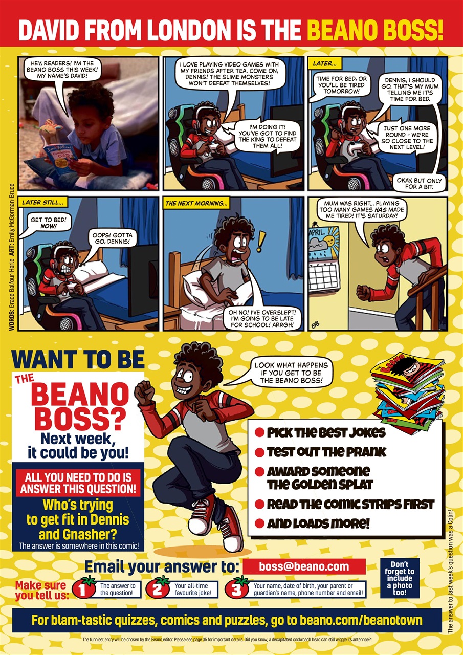 Beano Preview Pages