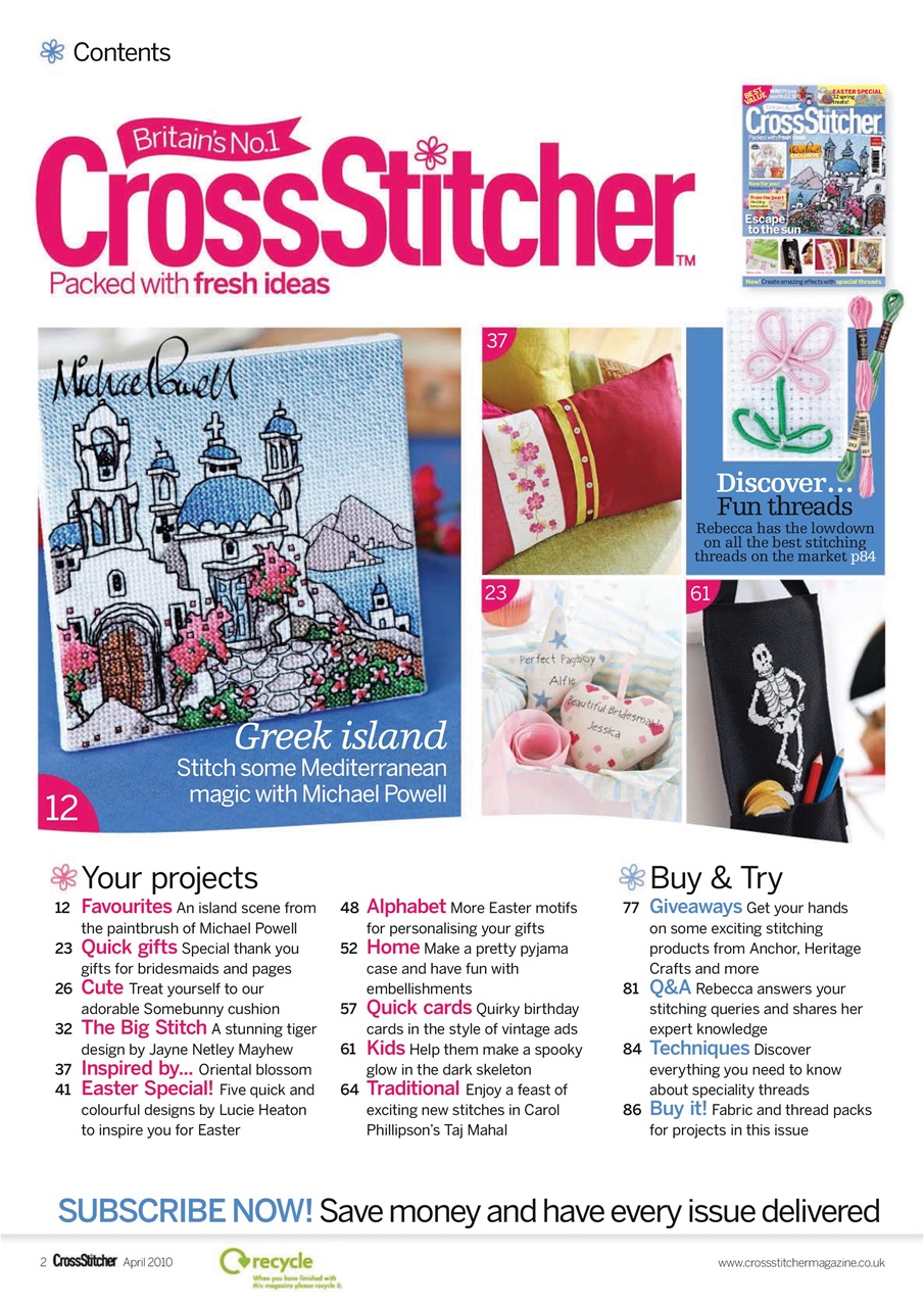 CrossStitcher Preview Pages
