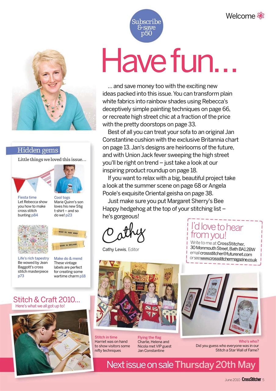 CrossStitcher Preview Pages