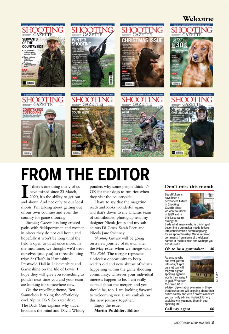 Shooting Gazette Preview Pages