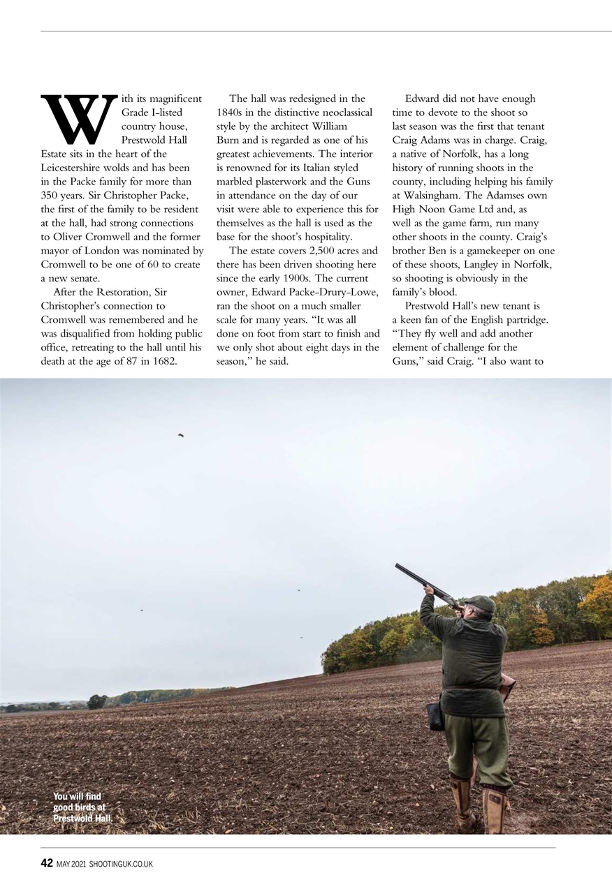 Shooting Gazette Preview Pages